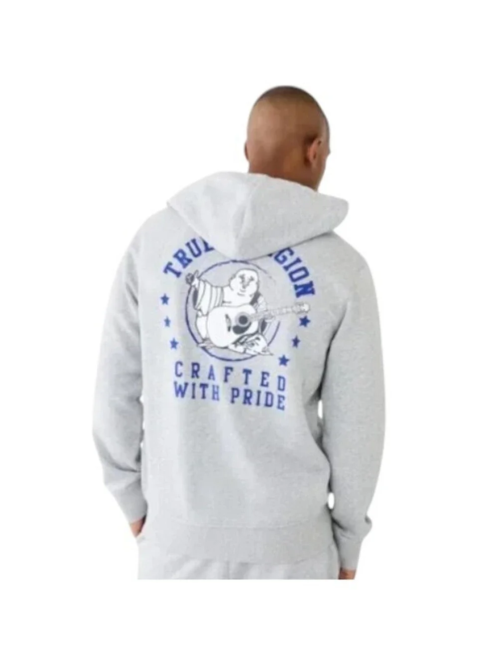 True Religion 2 Piece Outfit Men's Size L Fleece Tracksuit Sweatsuit Outfit NWT